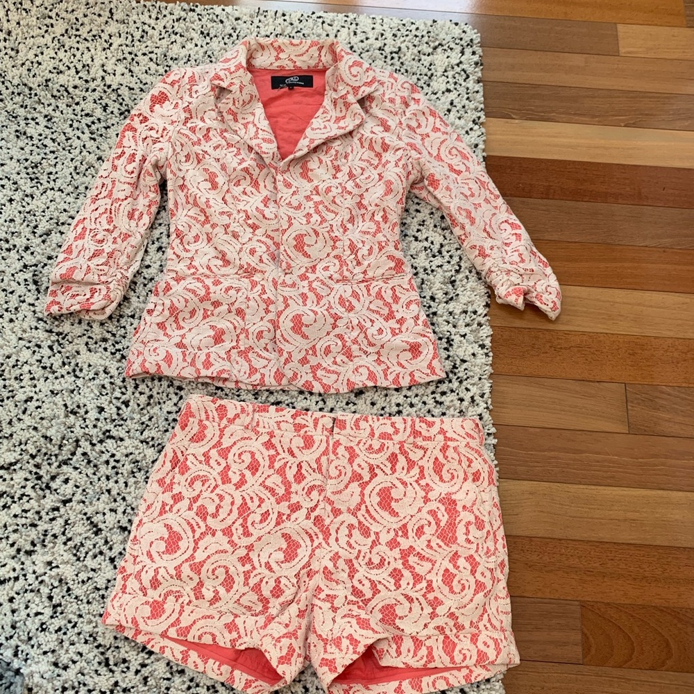 Tart Collection Lace Shorts and Jacket